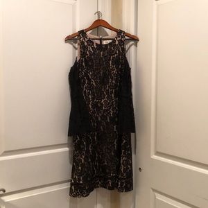 Cold shoulder lace dress